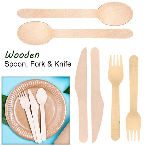 Disposable wooden cutlery - disposable,
