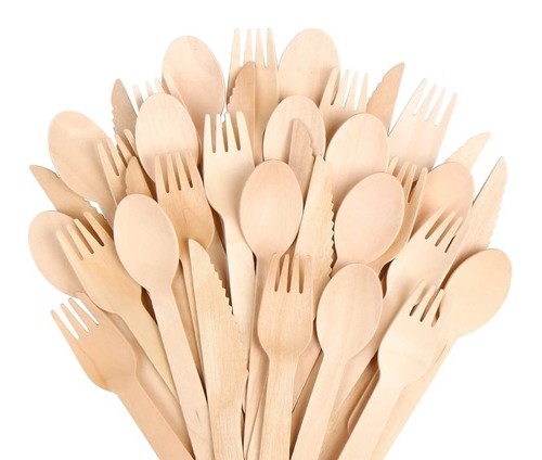 Mixed wooden cutlery - mixed,