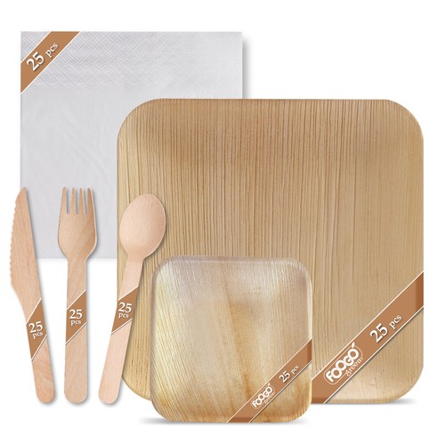 Foogo green disposable palm - green,