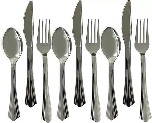 18pc reusable plastic cutlery - 18pc,