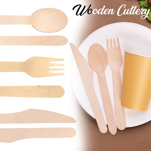 Wooden cutlery disposable - wooden,