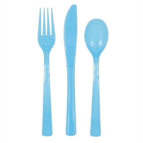 Powder blue plastic - plastic, reusable