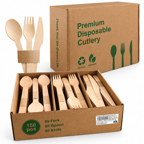 150 pcs disposable wooden - disposable,