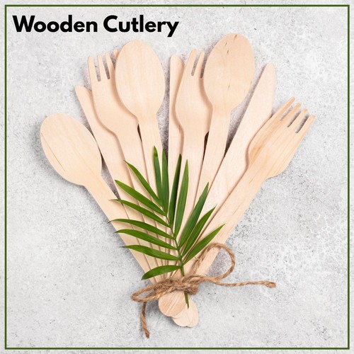 Disposable wooden cutlery - disposable,