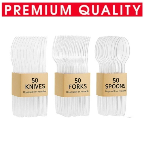 Reusable plastic cutlery - plastic,