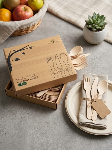 Pcs disposable wooden - pcs,