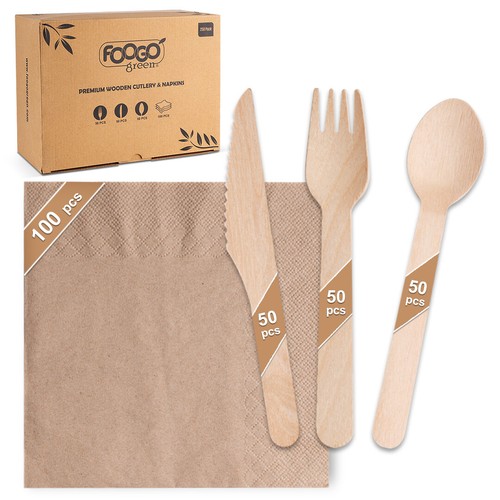 Foogo green disposable - disposable, wooden