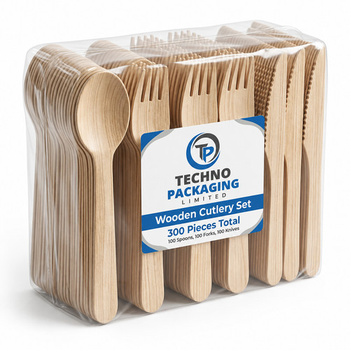 300pcs wooden disposable - wooden,