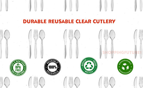 150 clear plastic - 150, cutlery