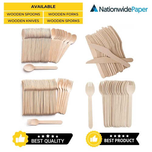 Wooden cutlery biodegradable - wooden,