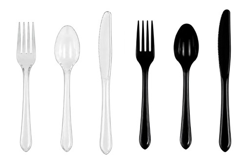 150 clear plastic cutlery - 150,