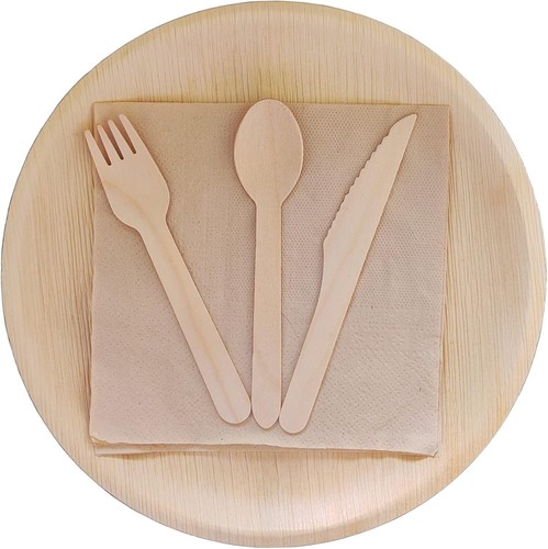 Palm leaf plates disposable - leaf,