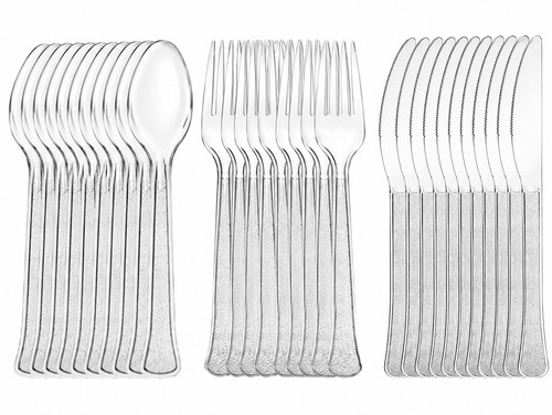 Disposable plastic cutlery - plastic,