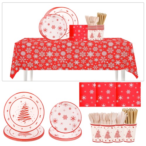 138pcs christmas tableware set - tableware,