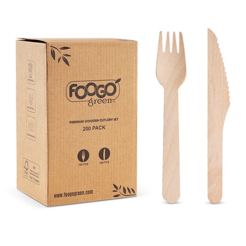 Foogo green 200pcs - 200pcs, disposable